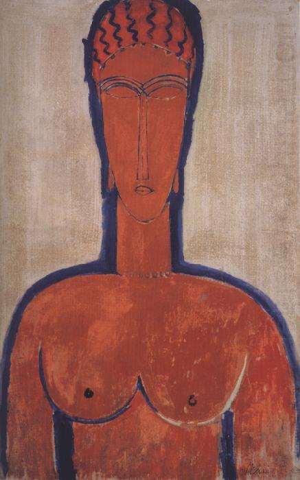 Amedeo Modigliani Large Red Bust (mk39) china oil painting image